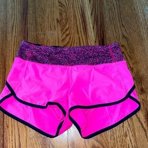 Size 2 Lululemon Speed-Up shorts